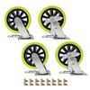 Magnum Tool Group 8 Inch Pro Series Max Endurance Caster Set, small image number 2