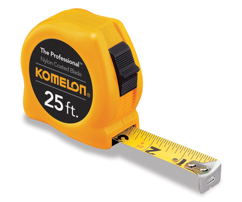 Komelon 25' x 1in Professional Series Tape Measure, large image number 1
