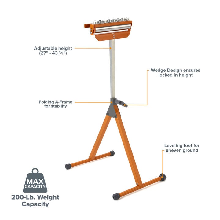 Bora Portamate Tri-function Pedestal Roller Stand, 2 Pack, large image number 2