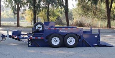 Air-Tow Trailers 12 Ft. 5 Inch Drop Deck & Dump Trailer 74 Inch Deck Width - 10000# Capacity, large image number 23