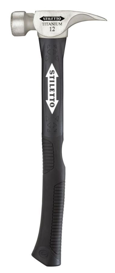 Stiletto 12 oz Titanium Milled Face Hammer with 18 in. Hybrid Fiberglass Handle, large image number 0