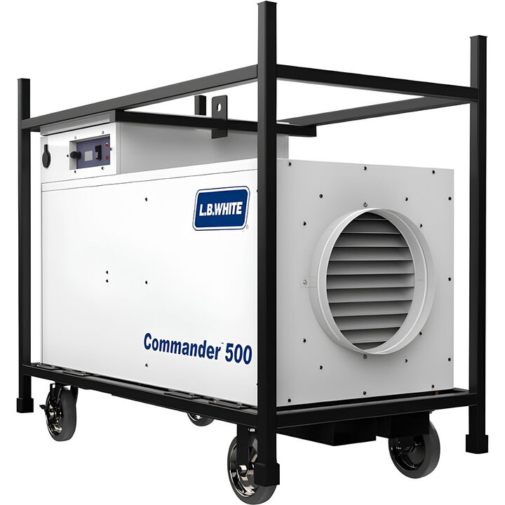 LB White Commander Series 500000K BTU Dual Fuel (LP/NG) Make-Up Air Unit