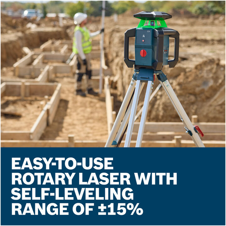 Bosch 18V Horizontal Rotary Laser Kit, large image number 2