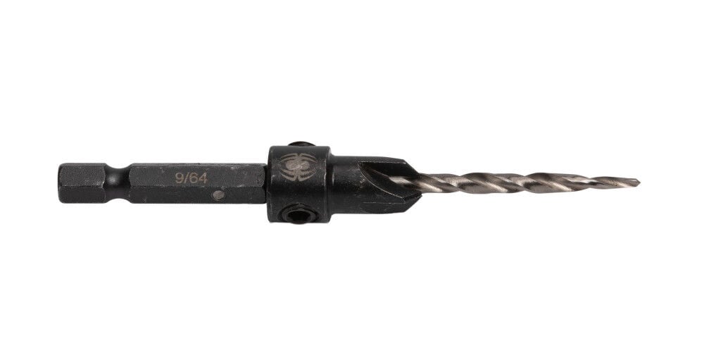 Spyder 9/64 Inch HSS Tapered Adjustable #6 Countersink Twist Drill Bit, large image number 5