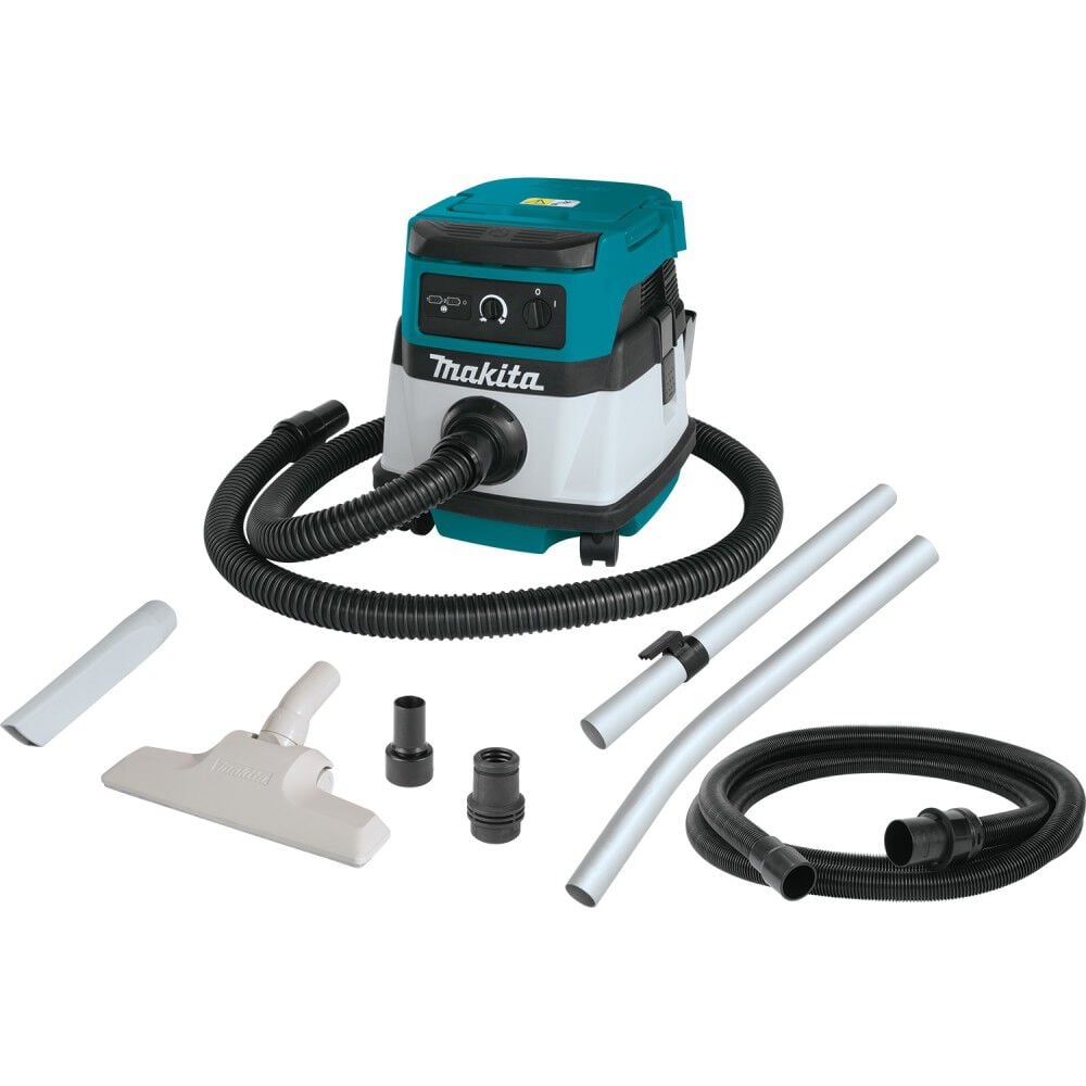 Makita 18V X2 (36V) LXT Corded 2.1 Gallon HEPA Dry Dust Extractor Vacuum (Bare Tool) – XCV04Z