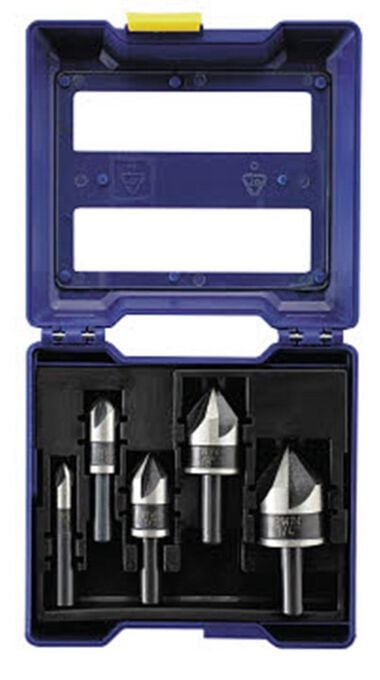 Irwin 82 Degree Black Oxide Countersink Drill Bit 5 Pc., large image number 0