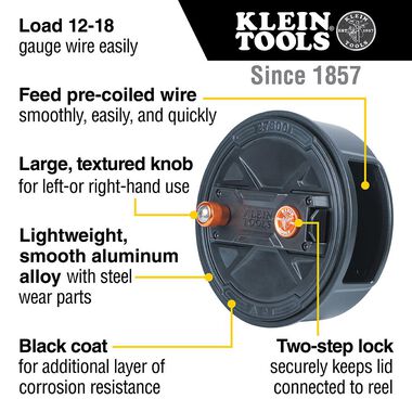 Klein Tools Quick Lock Tie Wire Reel, large image number 1