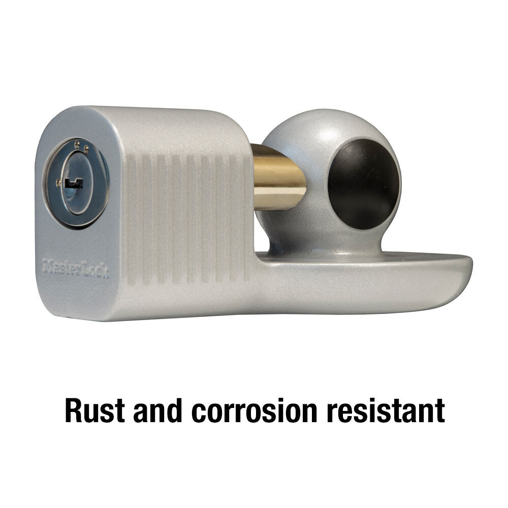 Master Lock Silver Trailer Coupler Lock for 1-7/8 Inch, 2 Inch, and 2-5/16 Inch, large image number 4