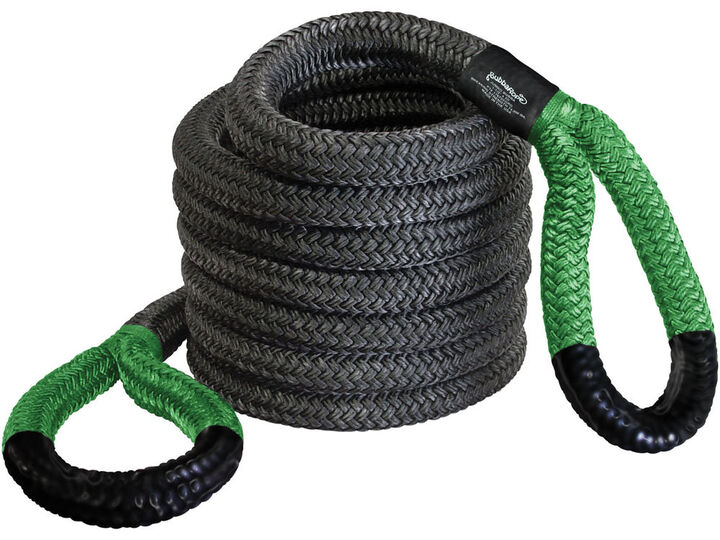 Bubba Rope 1-1/2 Inch x 20 Ft. Green Power Stretch Off-Road Recovery Rope, large image number 1