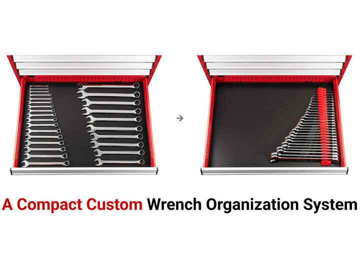 Tekton Combination Wrench Set, Modular Organizers, 11 Piece (1/4-3/4 Inch), large image number 5
