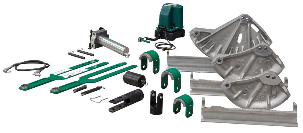 Greenlee 881 Cam-Track Bender for 2-1/2 Inch, 3 Inch, and 4 Inch with Hydraulic Pump, large image number 1