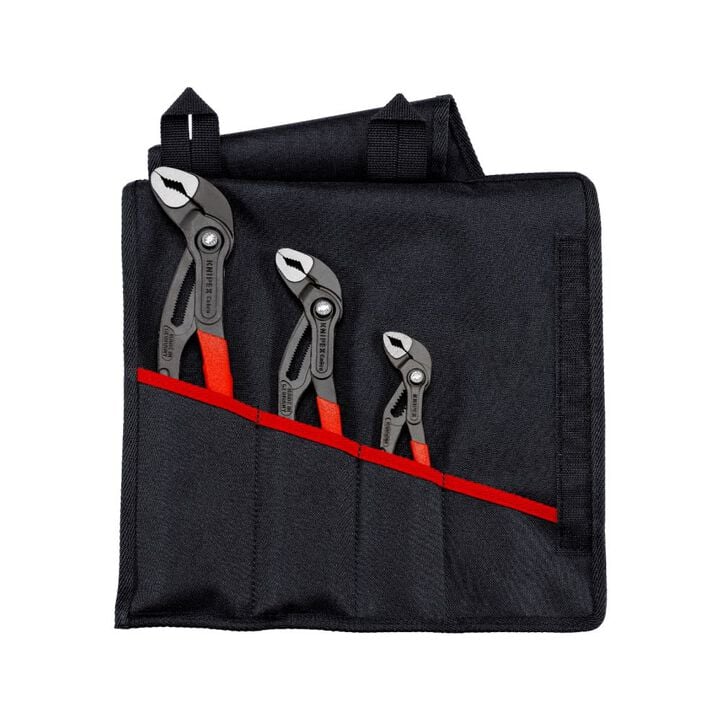 Knipex 150/250/300 mm Grey Atramentized Water Pump Pliers Set 3 Piece, large image number 0