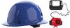 Milwaukee BOLT Blue Full Brim Hard Hat with 4pt Ratcheting Suspension Type 1 Class E & USB Cooling Fan Bundle, small image number 1