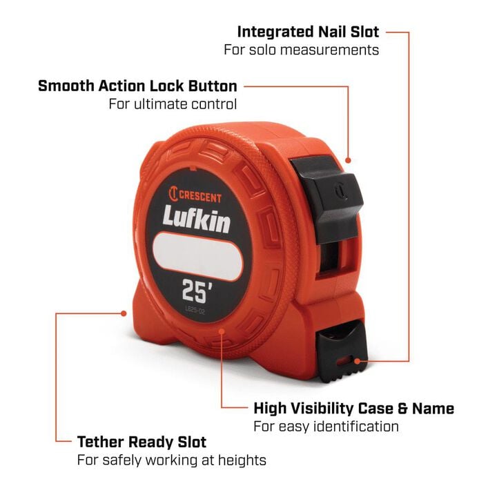 Crescent Lufkin 16 ft L600 Tape Measure, large image number 1