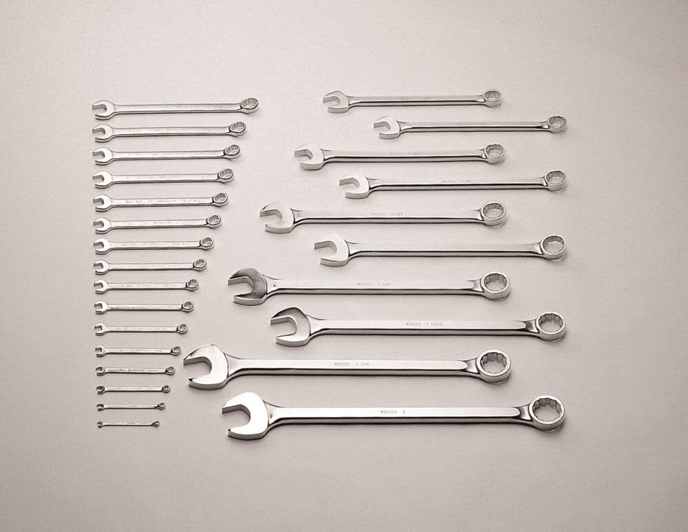 Wright Tool Wright 12 Pt SAE Combination Wrench Set 26pc 726 from