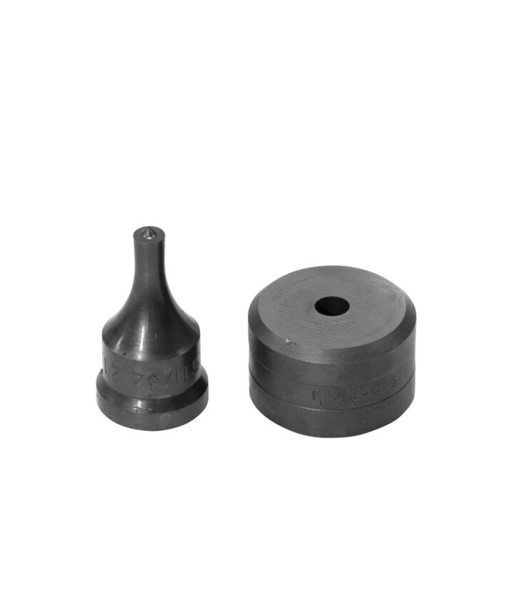 Edwards 11/32 Inch Punch x 3/8 Inch Die Steel Round Punch & Die Set