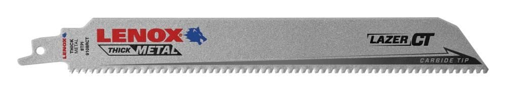 Lenox 9-in 8-TPI Carbide Tooth Reciprocating Saw Blade, large image number 1
