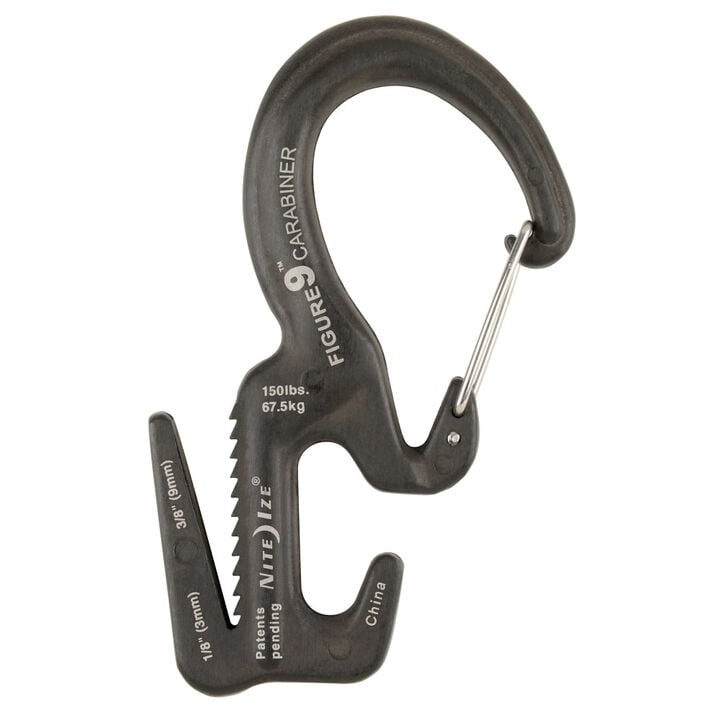 Nite Ize Figure 9 Carabiner Rope Tightener Large Black, large image number 4