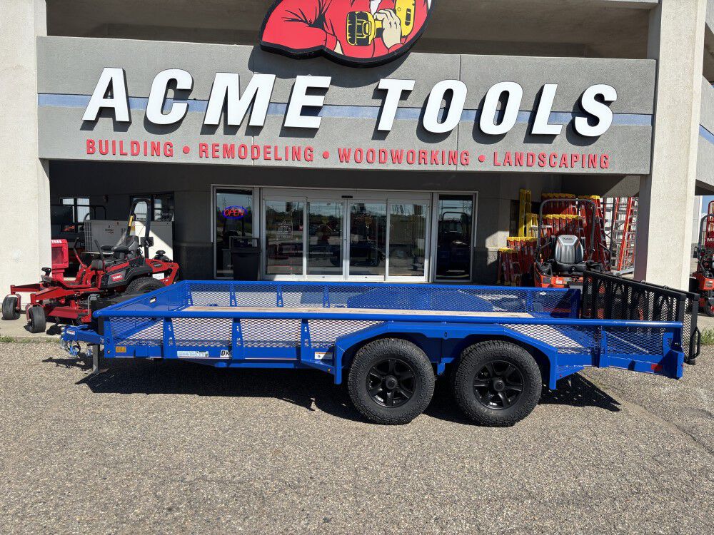 Diamond C GTU 18 Ft x 83 Inch General Tandem Dual Axle Flatbed Utility Trailer, large image number 7
