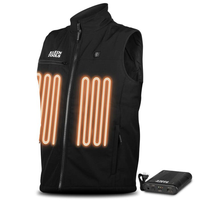 Klein Tools Heated Base Layer Vest Kit, 2X