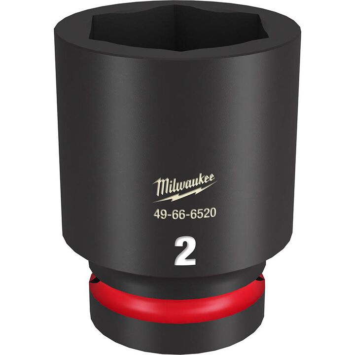 Milwaukee SHOCKWAVE Impact Duty Socket 1in Drive 2in Deep 6 Point, large image number 0
