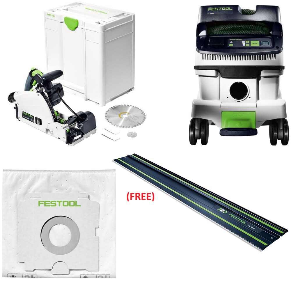 Festool TSV 60 KEB-F-Plus Saw Bundle - 576735-577871