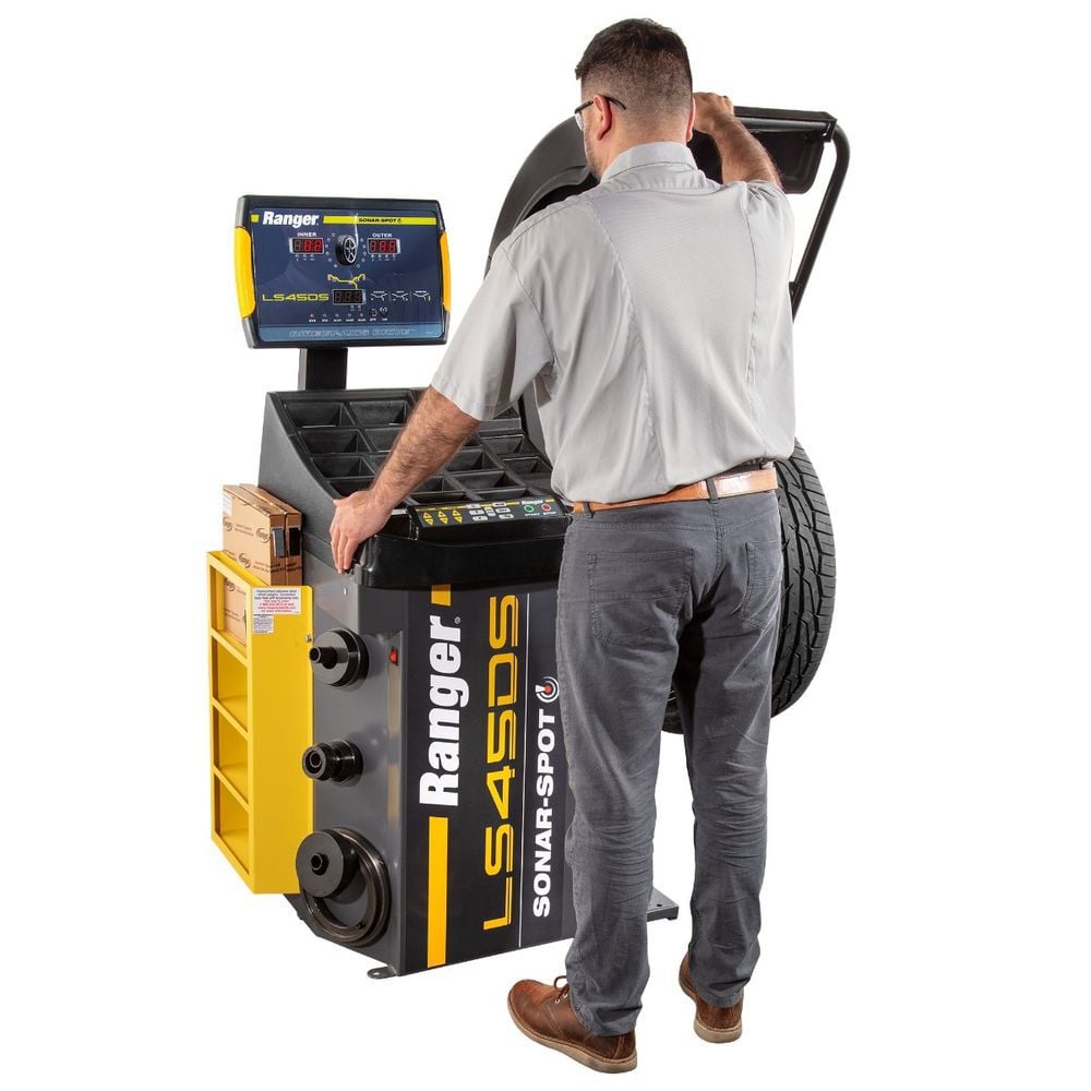 Ranger LS45DS 208-240V Sonar 3D Laser-Spot Wheel Balancer with Plate, large image number 4