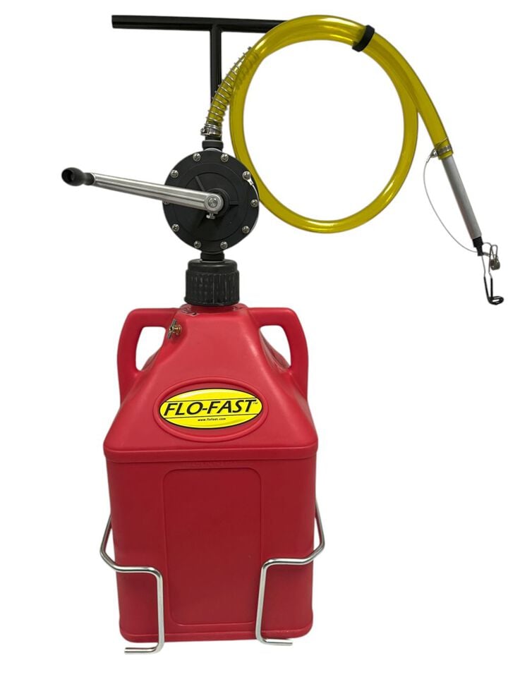 Flo-Fast 15 Gal Red Gas Can System