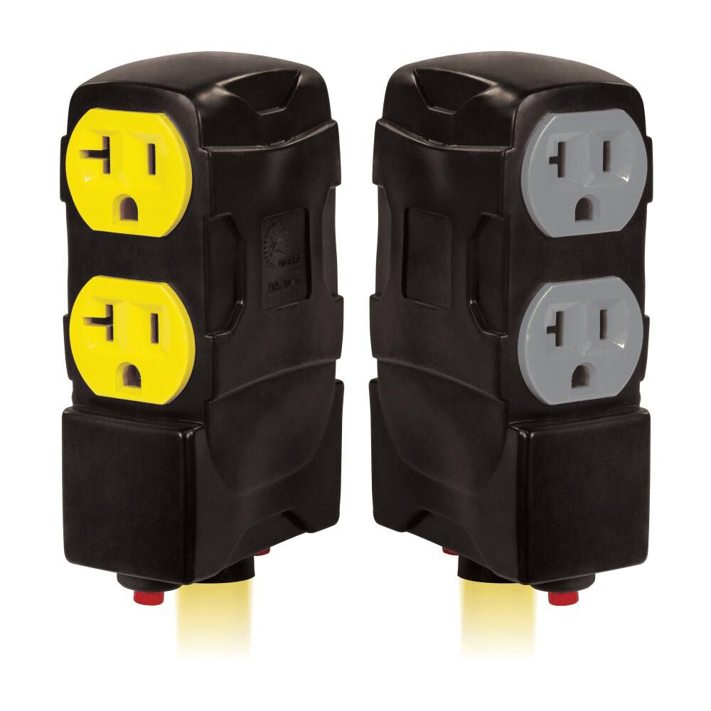 Champion Power Equipment 25 ft Generator Extension Cord 30-Amp 125/250-Volt Duplex-Style with Circuit Breakers L14-30P to Four 5-20R, large image number 3