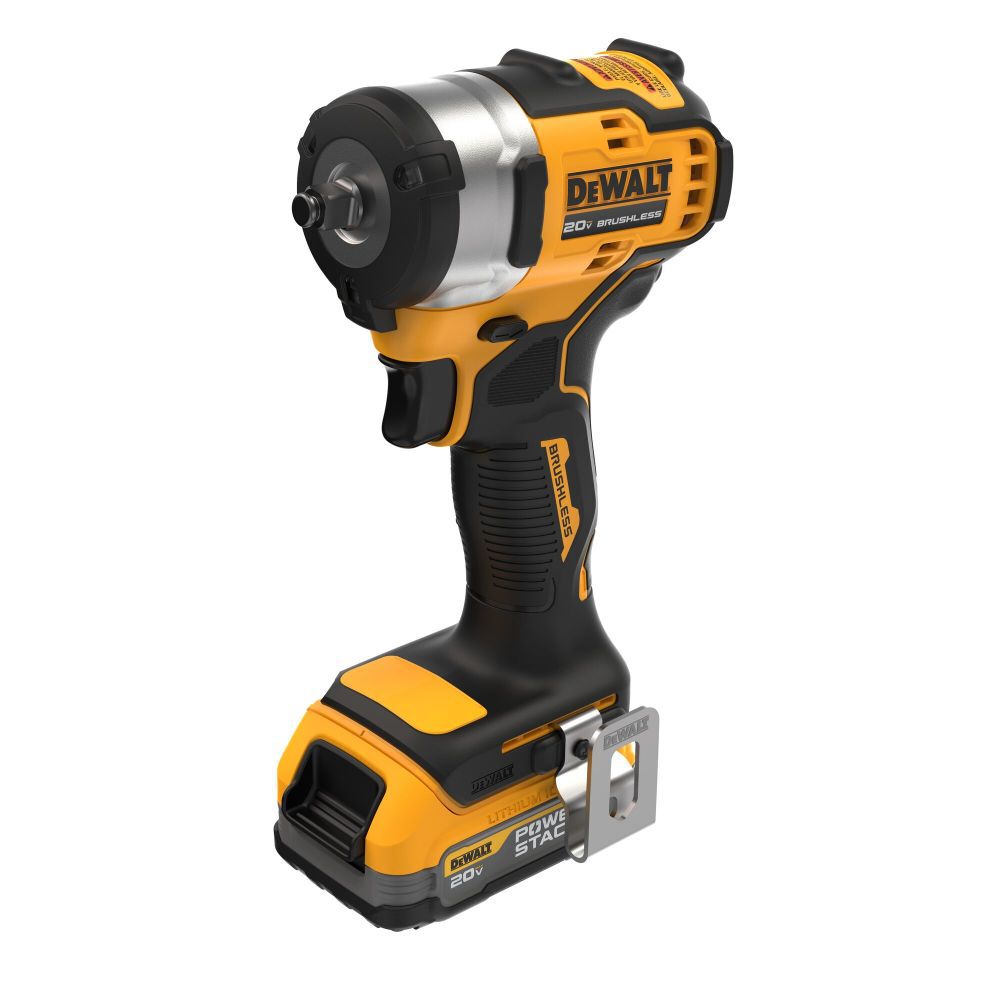 DEWALT 20V MAX 3/8in Impact Wrench & POWERSTACK Compact Battery, large image number 12