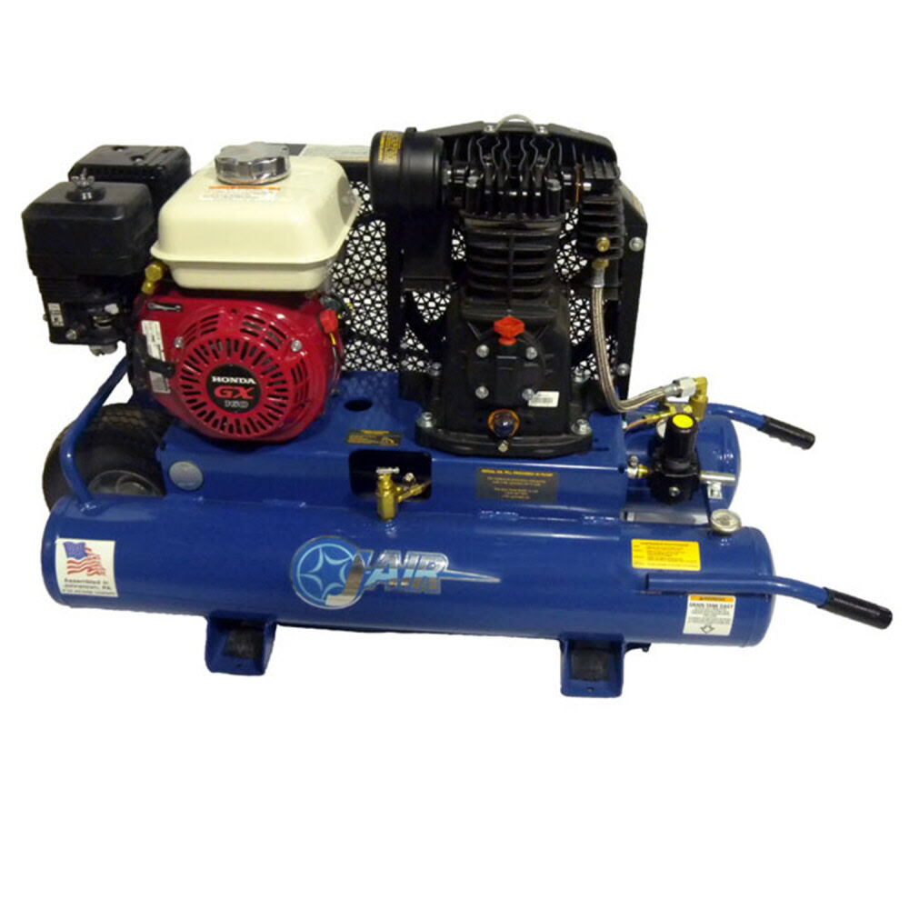 Portable air compressor shop wheels