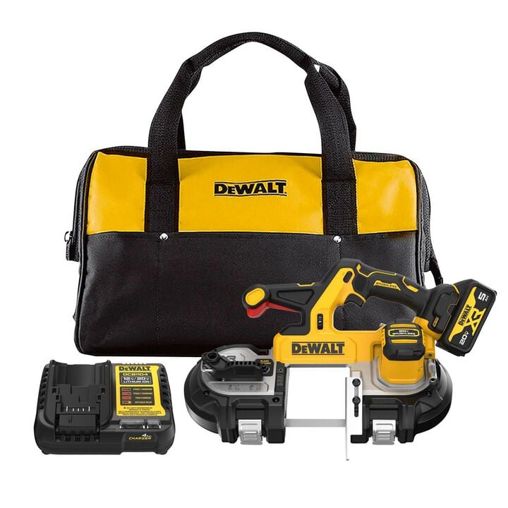 DEWALT 20V 3-1/4in Dual Switch Band Saw Kit, large image number 1
