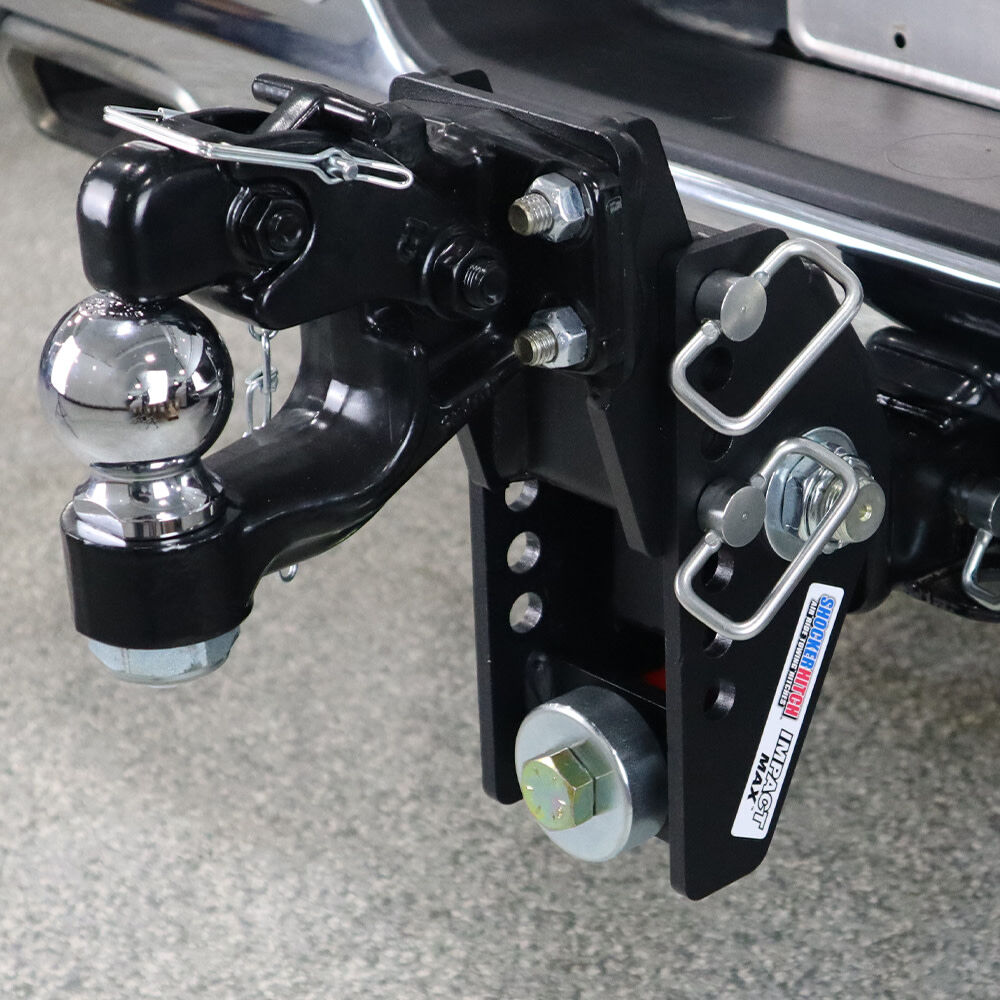 Shocker Hitch 20K Impact Max 2.5 Inch Cushion Hitch & Pintle & 2 Inch Ball, large image number 11