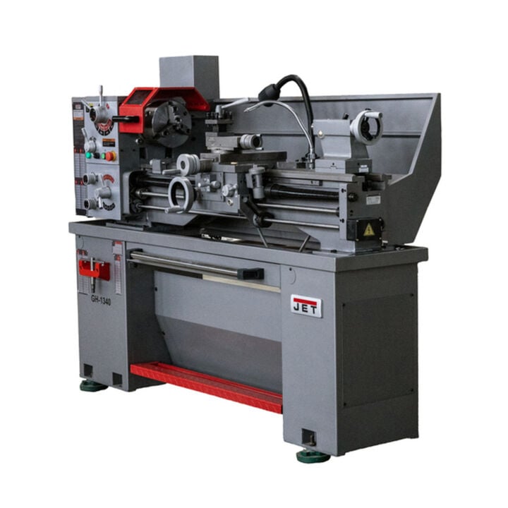 JET GH-1340 13 x 40 Gear Head Lathe with Newall NMS300 and Taper Attachment Kit, large image number 2