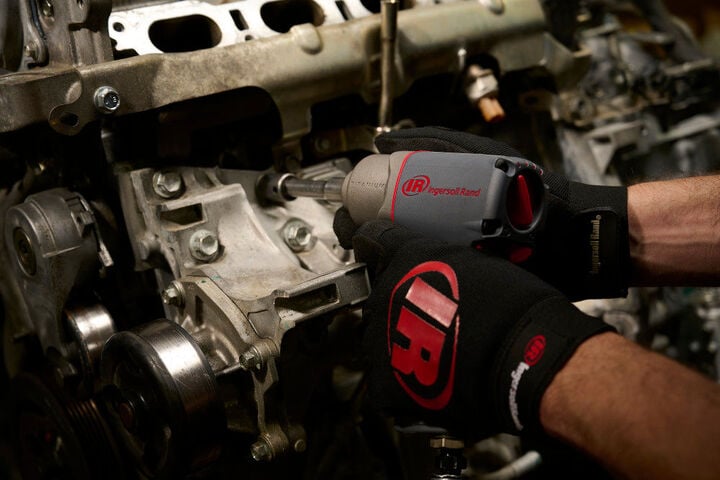 Ingersoll Rand 3/8 Inch Quiet Air Impact Wrench 300 Ft-Lb Pistol, large image number 1