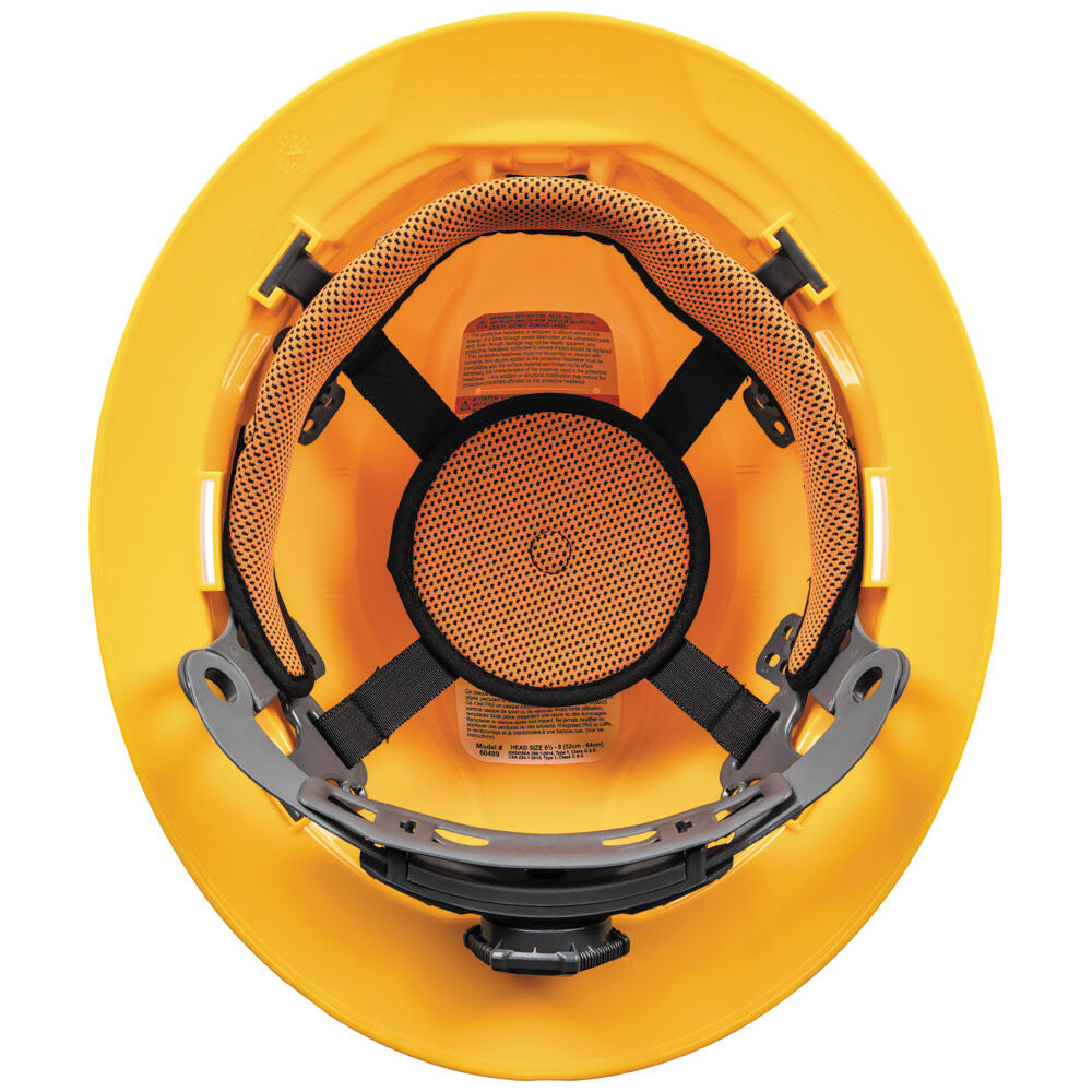 Klein Tools Hard Hat, Non-vented Brim Style, large image number 5