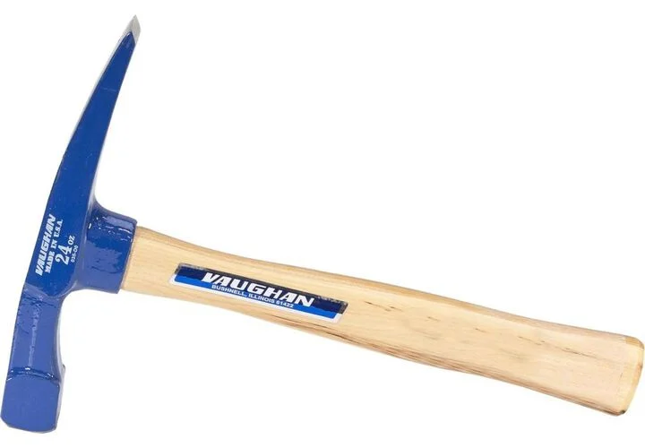 Vaughan 24 Oz Steel Face Bricklayer Hammer with Hickory Handle, large image number 5