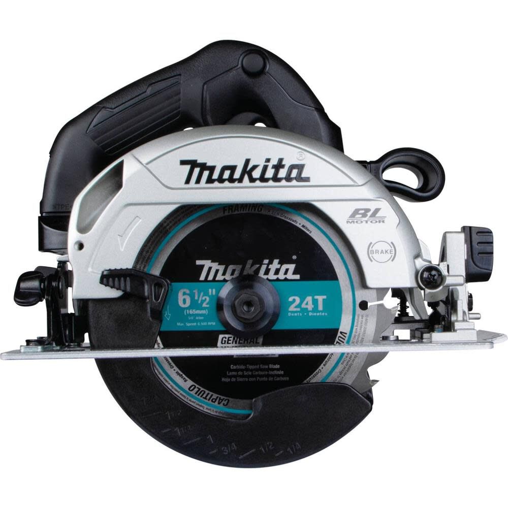 Makita 18V LXT Lithium-Ion Sub-Compact Brushless Cordless 6-1/2 Inch Circular Saw (Bare Tool) & LithiumIon 4.0Ah Battery Pack and Charger Starter Kit Bundle, large image number 27