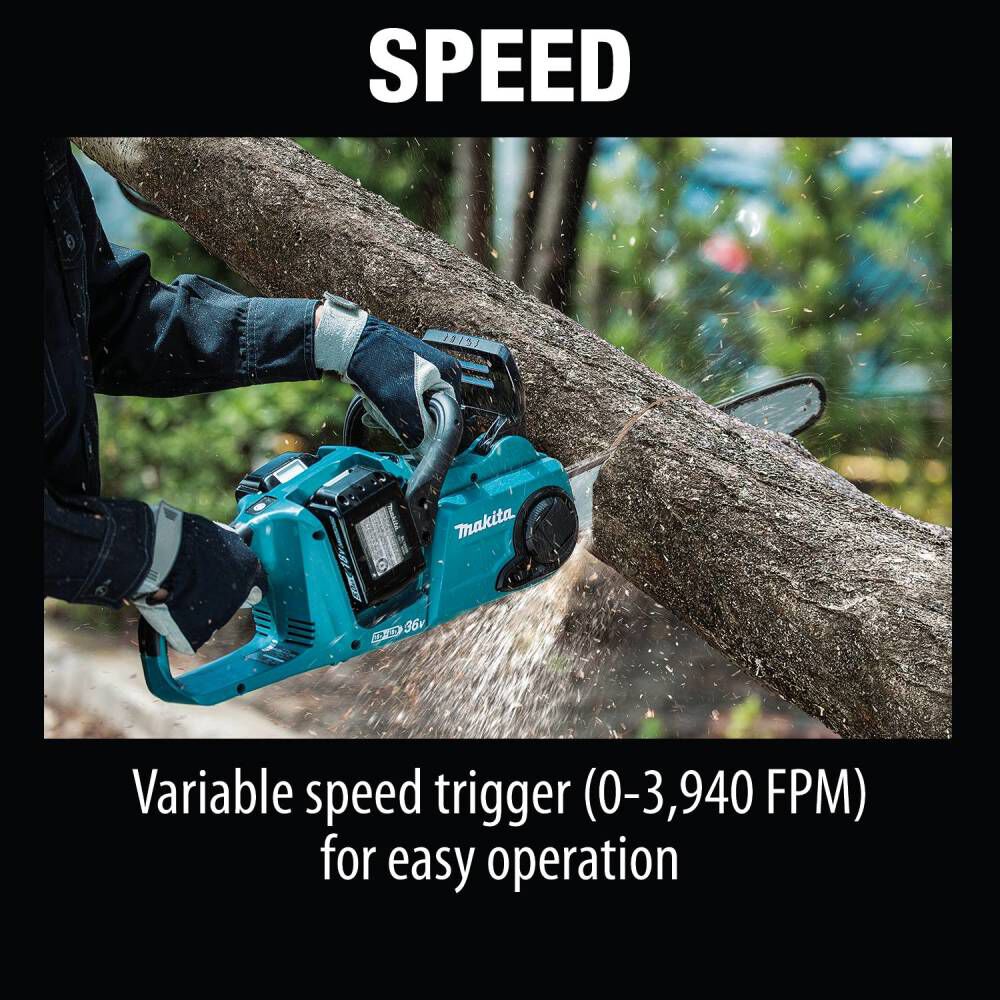 Makita 18V X2 (36V) LXT Lithium-Ion Brushless Cordless Chain Saw Kit (5.0Ah), large image number 18