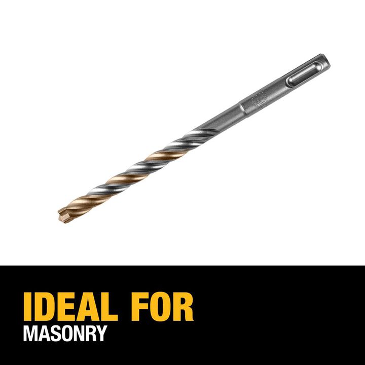 DEWALT 3/8 in x 4 in x 6 1/2 in Solid Carbide SDS Plus Hammer Drill Bit, large image number 2