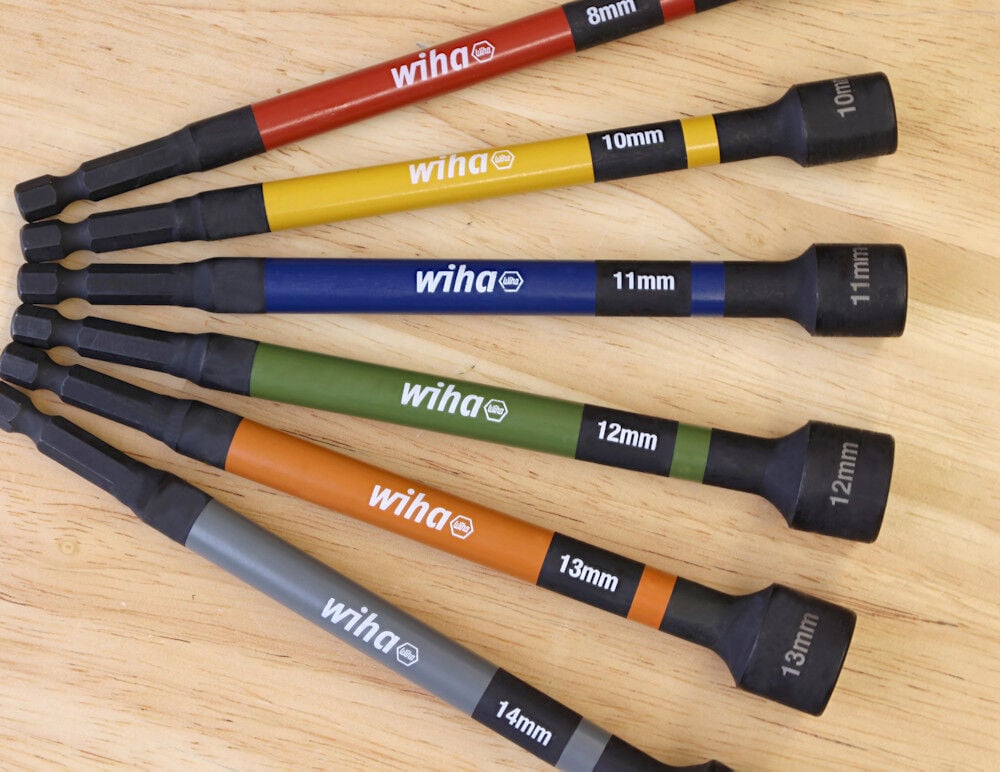 Wiha Nut Setter Color Coded Magnetic Metric Set 6pc, large image number 7