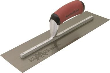 Marshalltown 12 In. x 4 In. Finishing Trowel Curved DuraSoft Handle
