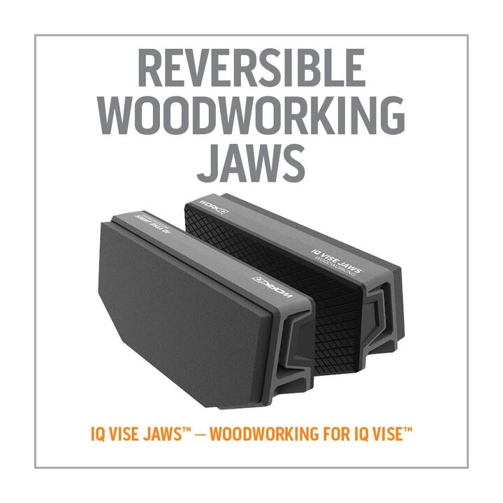 Work IQ Non-Marring Compression Foam Reversible Woodworking IQ Vise Jaw, large image number 2