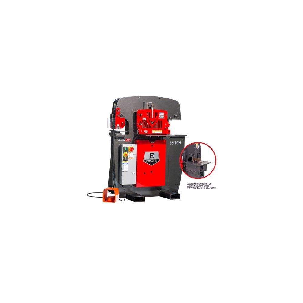 Edwards 230V 1 Phase 55 Ton Ironworker with PowerLink & CoperNotcher, large image number 2