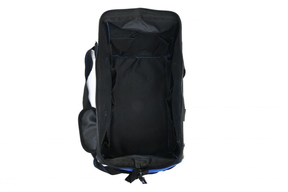 BluBird Work Gear Large Black Polyester BigMouth Bag, 22 Pockets, large image number 4