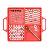 Boltster 4-Way Flexible Fastener Organizing Tray Red, small image number 1