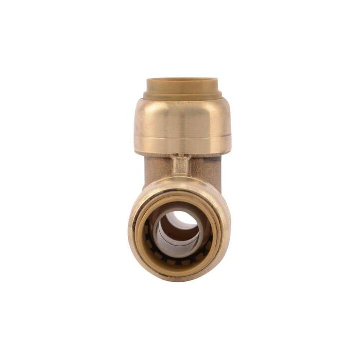 Sharkbite 1/2in x 1/2in x 1/2in Push to Connect Brass Tee, large image number 3