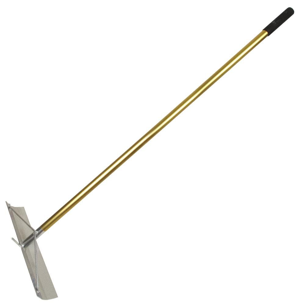 Kraft Tool Co 19-1/2 In. x 4 In. Gold Standard Aluminum Concrete Placer with Hook – CC945