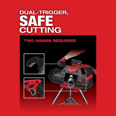 Milwaukee M18 FUEL Deep Cut Dual-Trigger Band Saw (Bare Tool), large image number 4