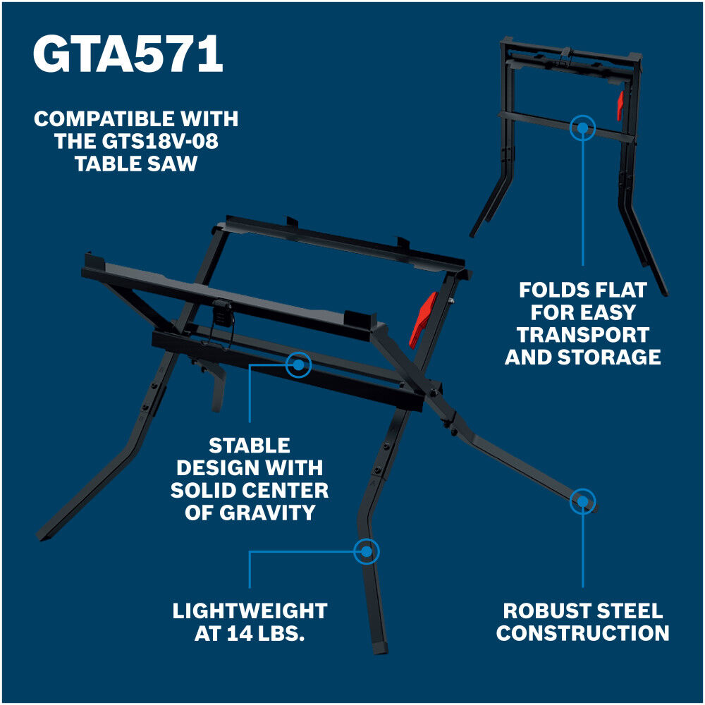 Bosch Folding Table Saw Stand, large image number 5